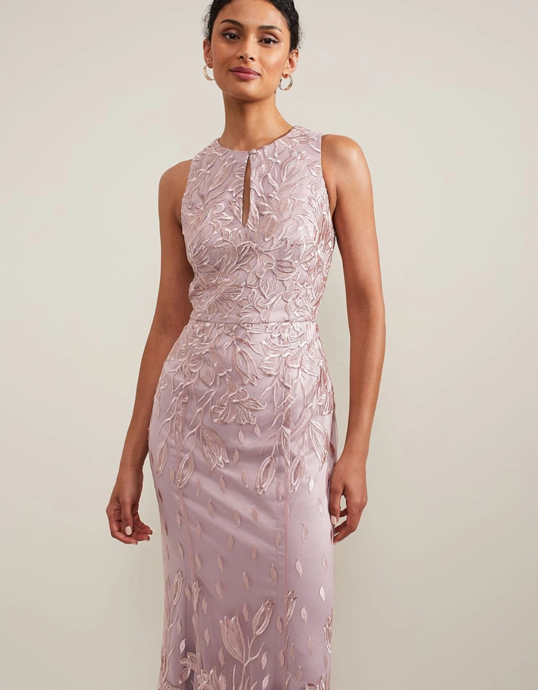Jaclyn Embroidered Maxi Dress