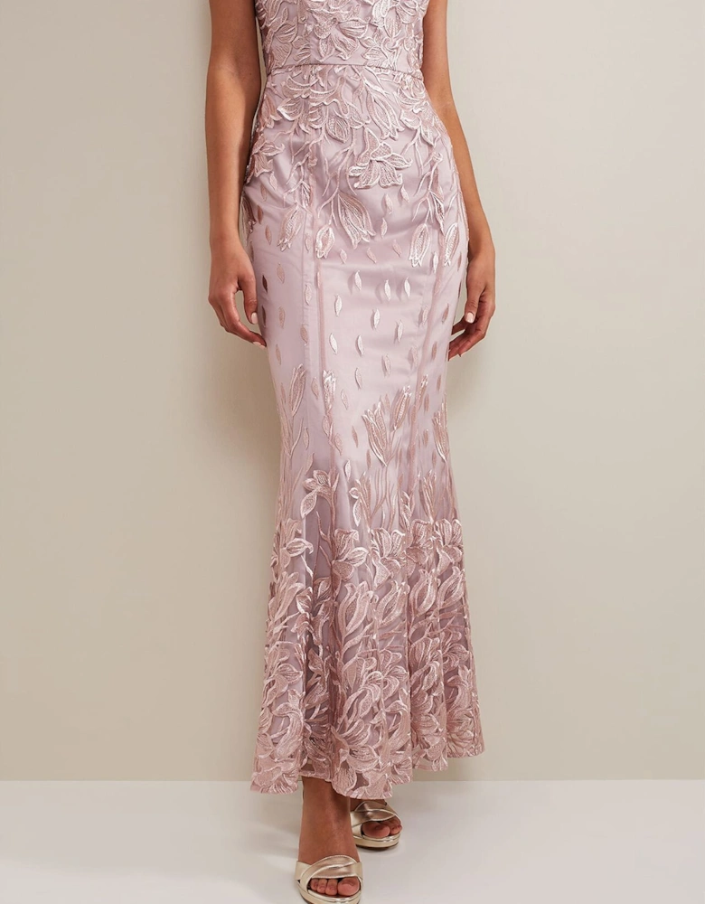 Jaclyn Embroidered Maxi Dress