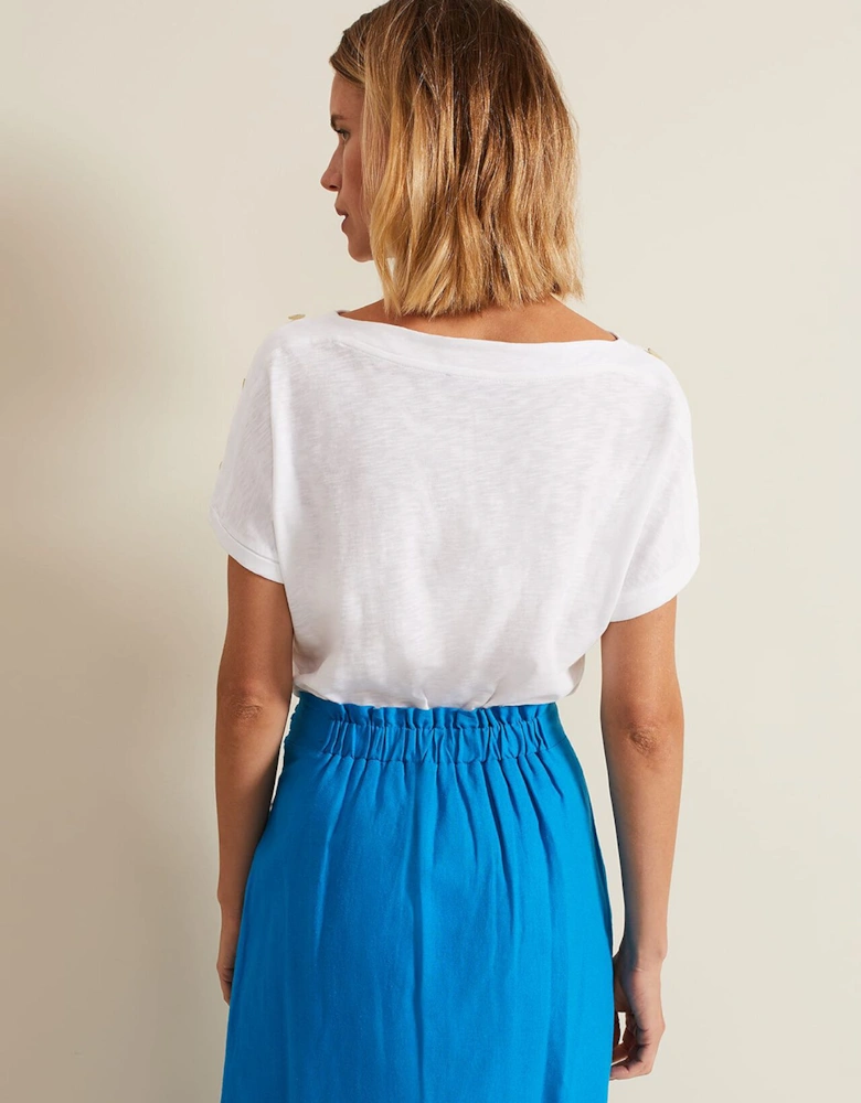 Suzie Button Detail Top