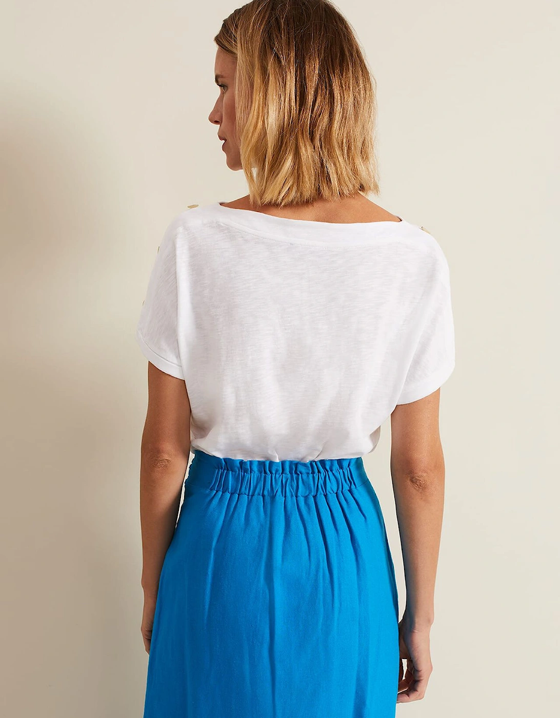 Suzie Button Detail Top