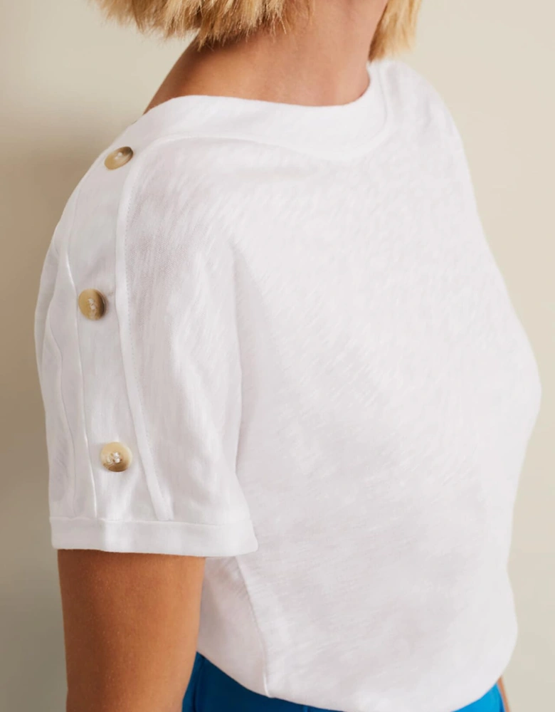 Suzie Button Detail Top