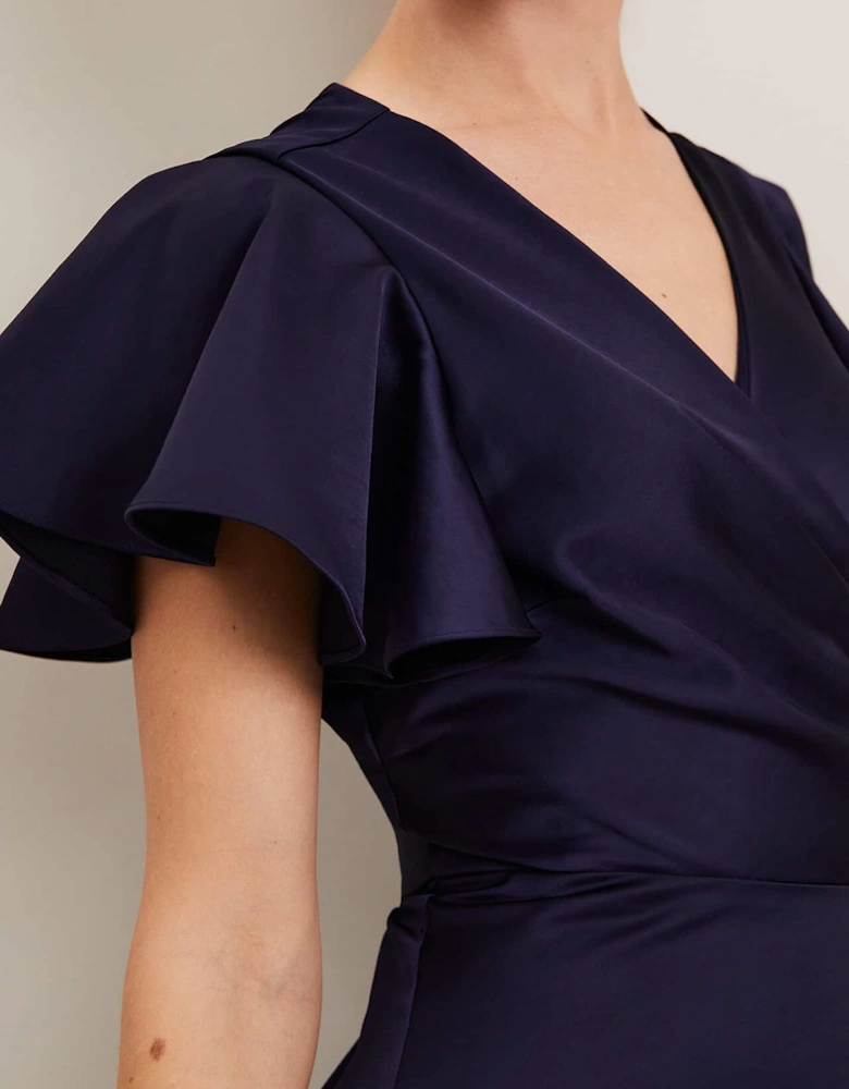 Arabella Satin Maxi Dress