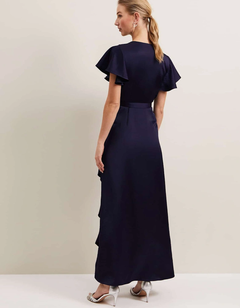 Arabella Satin Maxi Dress