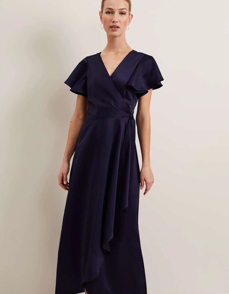 Arabella Satin Maxi Dress