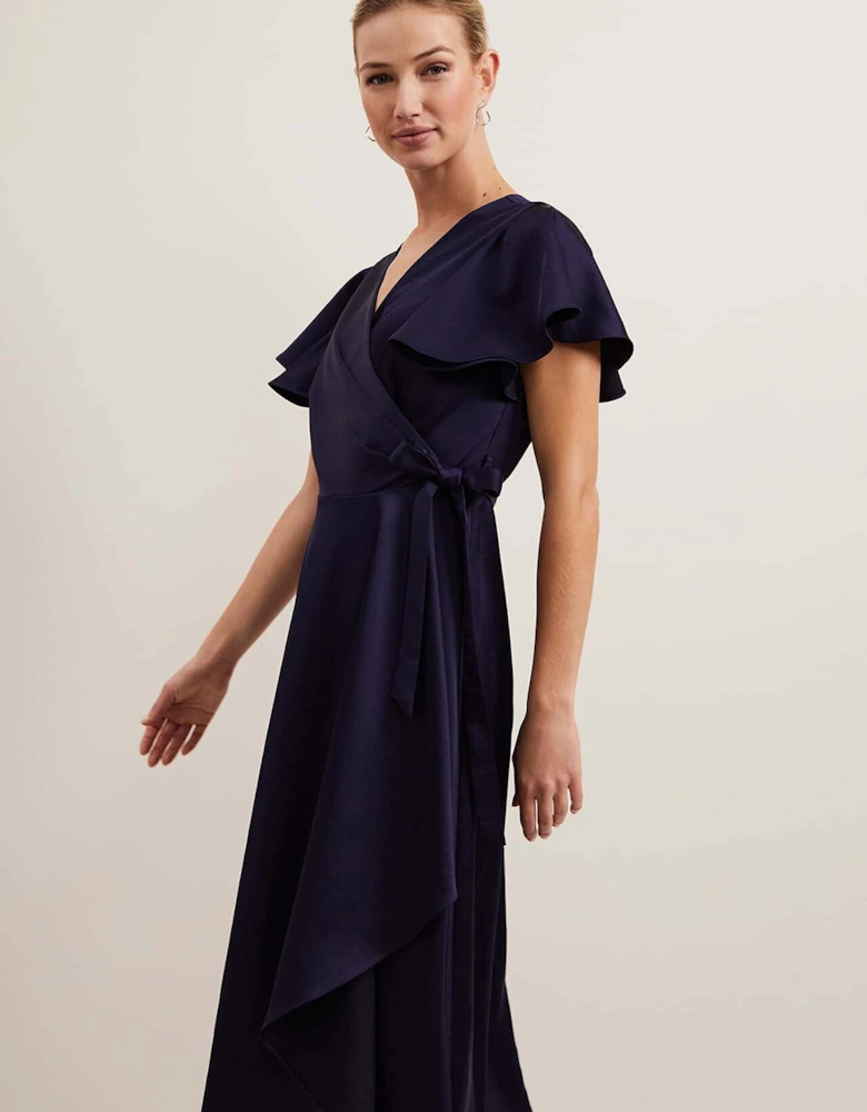 Arabella Satin Maxi Dress