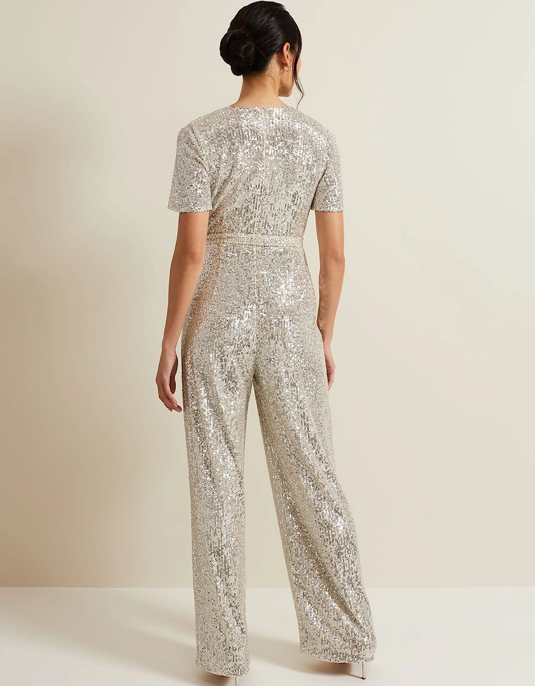 Alessandra Sequin Embellished Jumpsuit