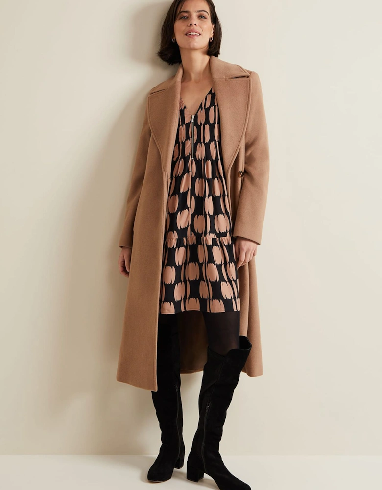 Penele Spot Swing Dress