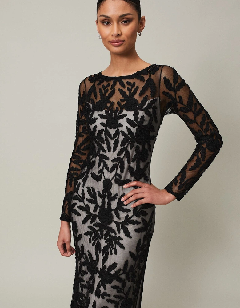 Hermione Tapework Maxi Dress