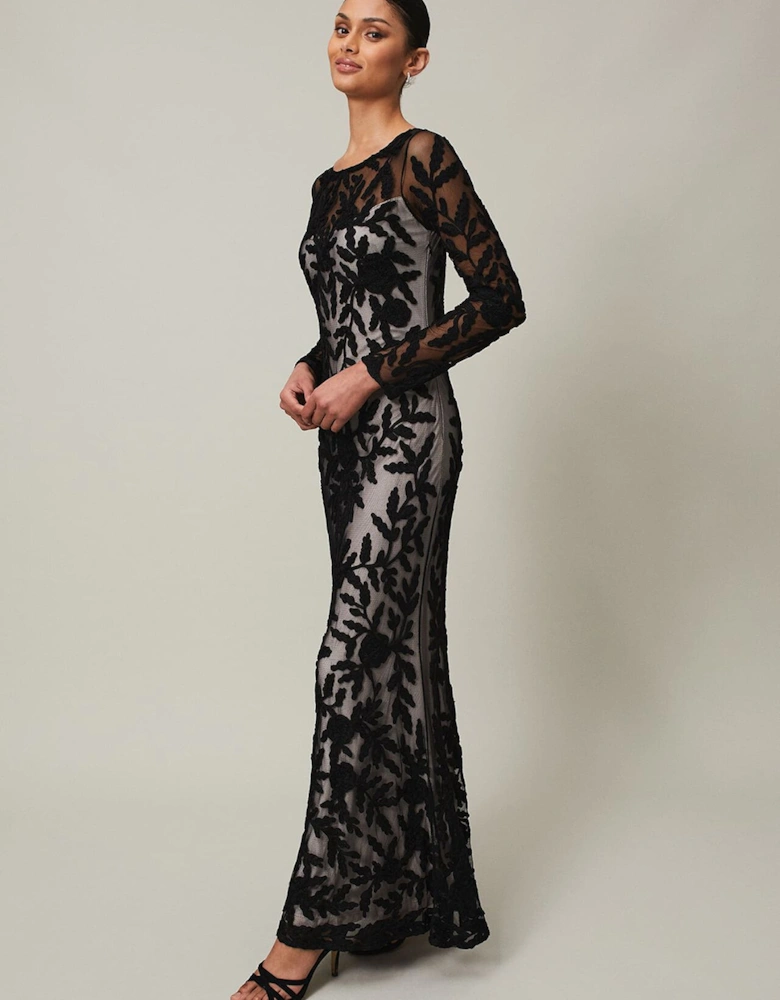 Hermione Tapework Maxi Dress