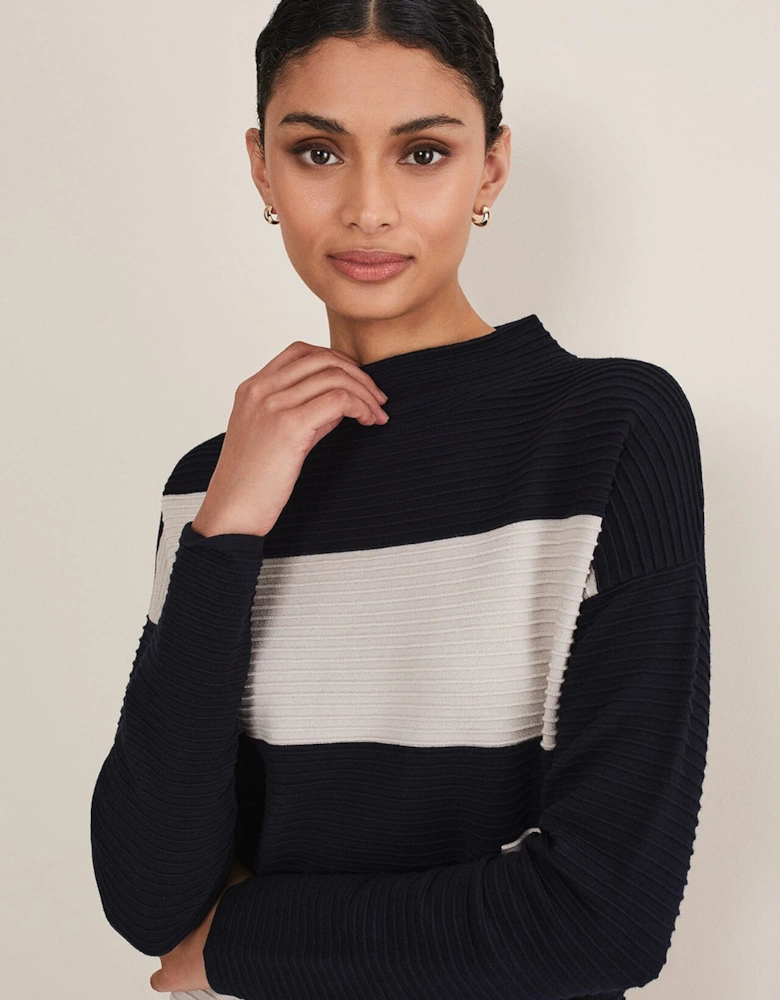 Azera Colour Block Knit Dress