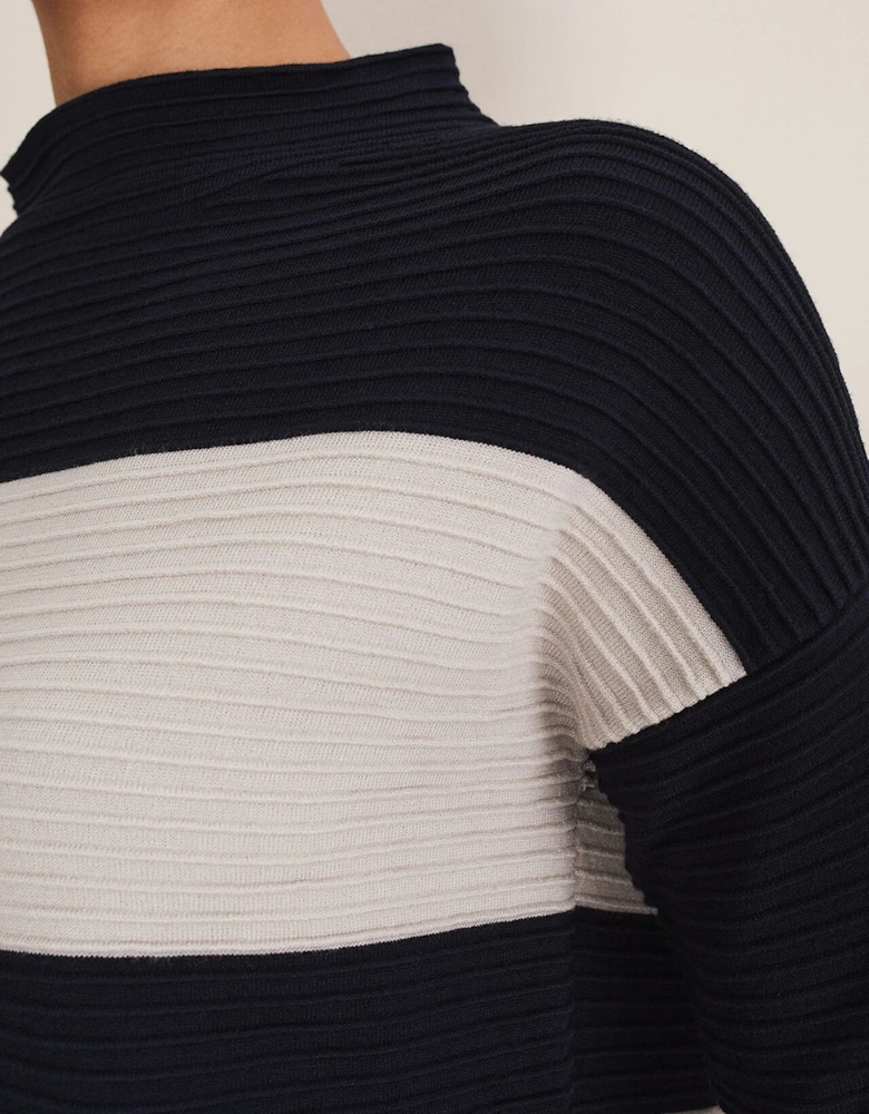 Azera Colour Block Knit Dress