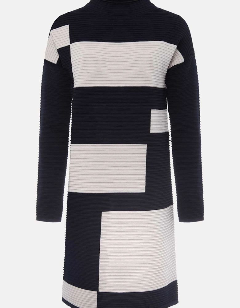 Azera Colour Block Knit Dress