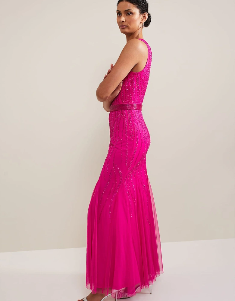 Rowena Beaded Maxi Dress