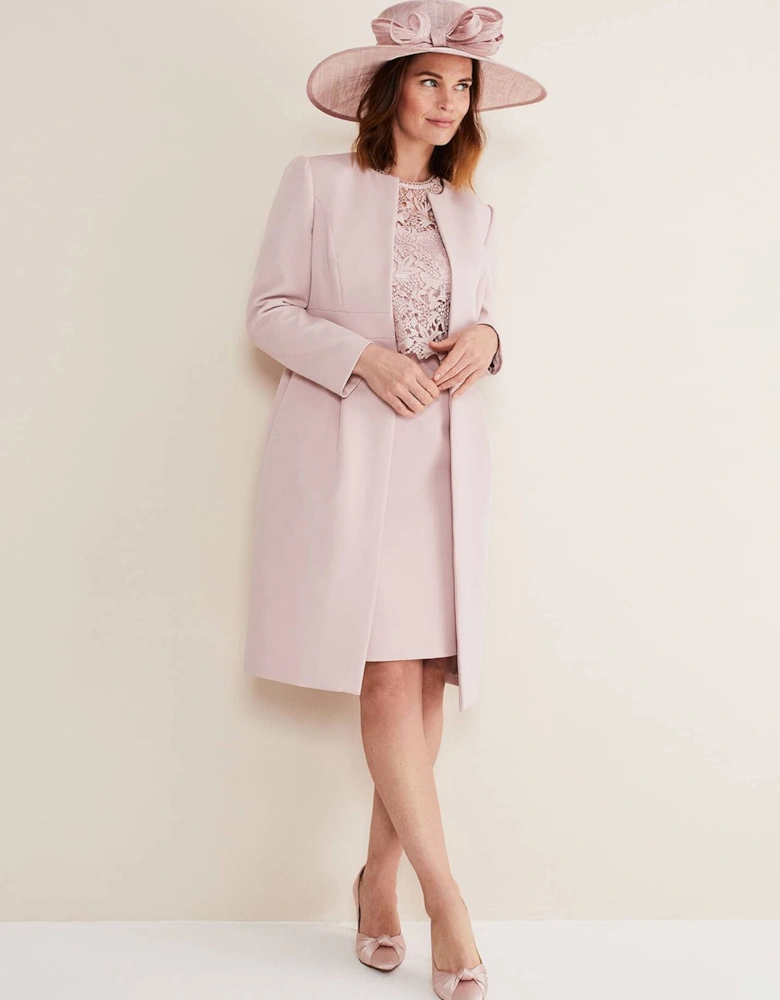 Satin Knot Front Court Shoe