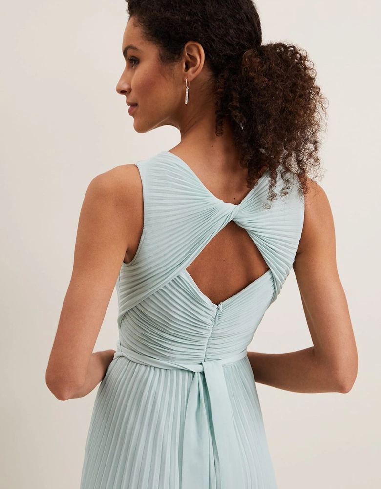 Cressida Pleated Midi Dress