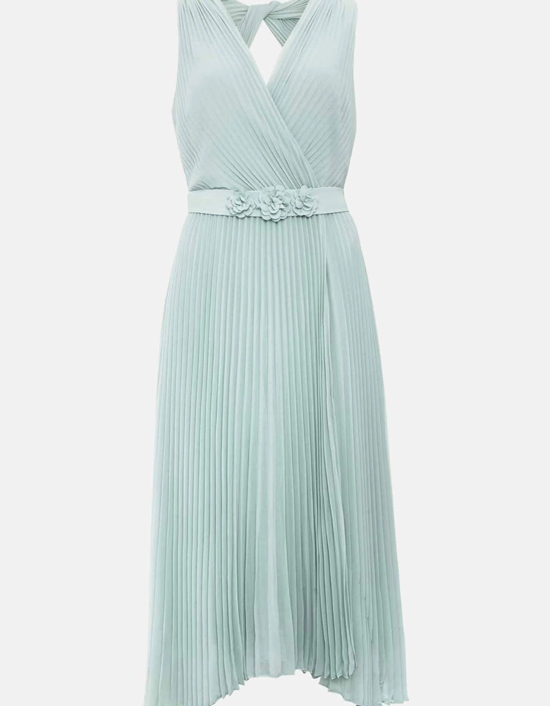 Cressida Pleated Midi Dress