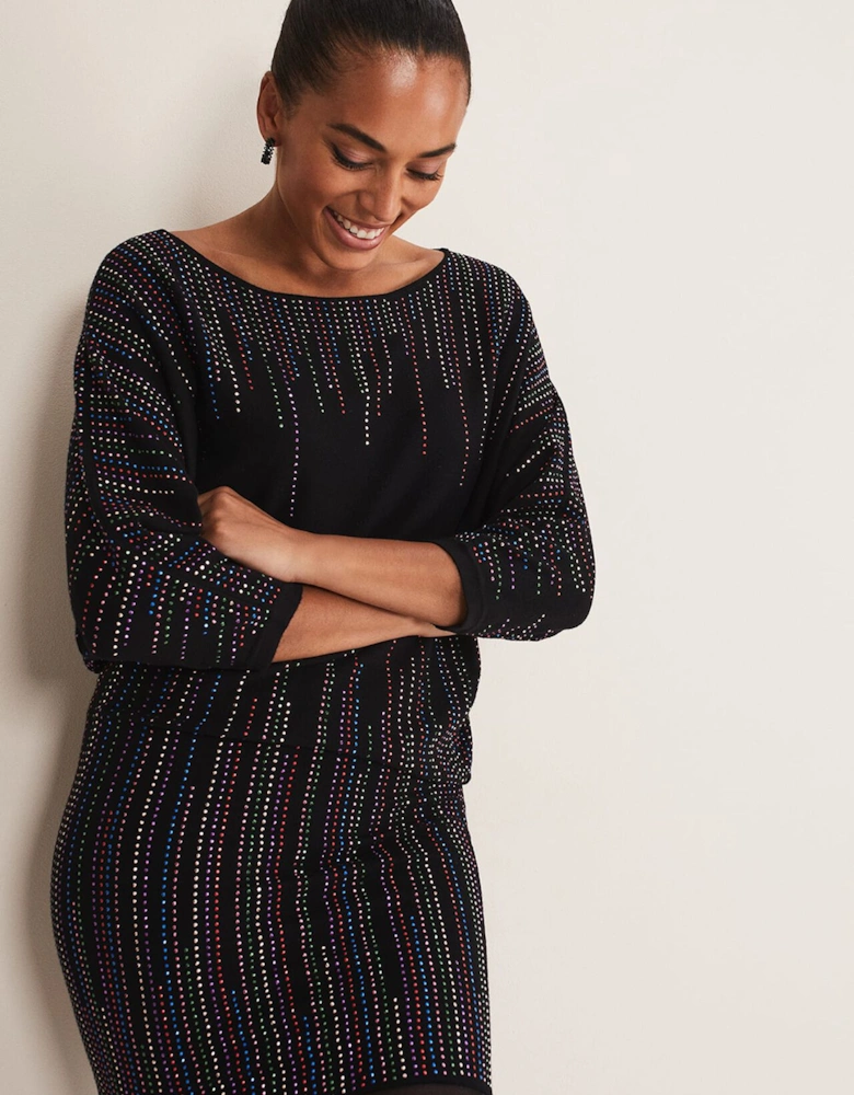 Becca Batwing Knitted Dress