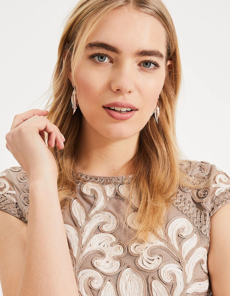 Perdy Tapework Lace Dress