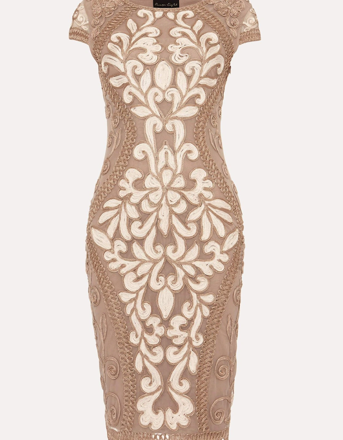 Perdy Tapework Lace Dress