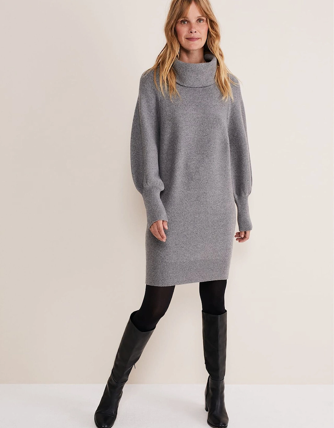 Dahlie Knitted Chunky Jumper Dress