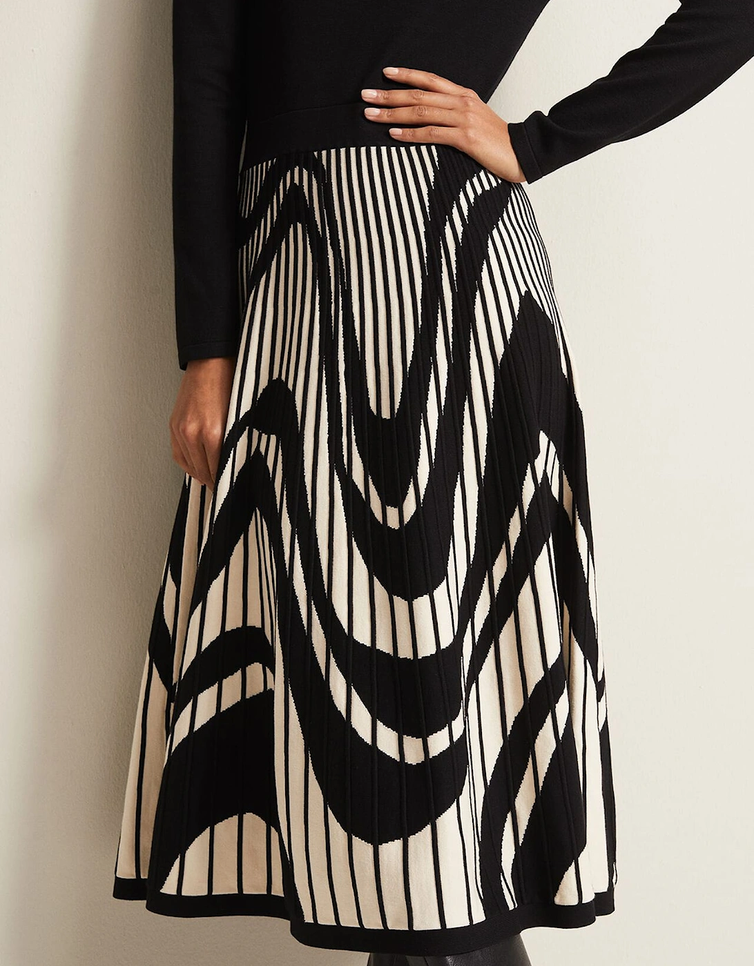 Silvia Fit And Flare Midi Dress