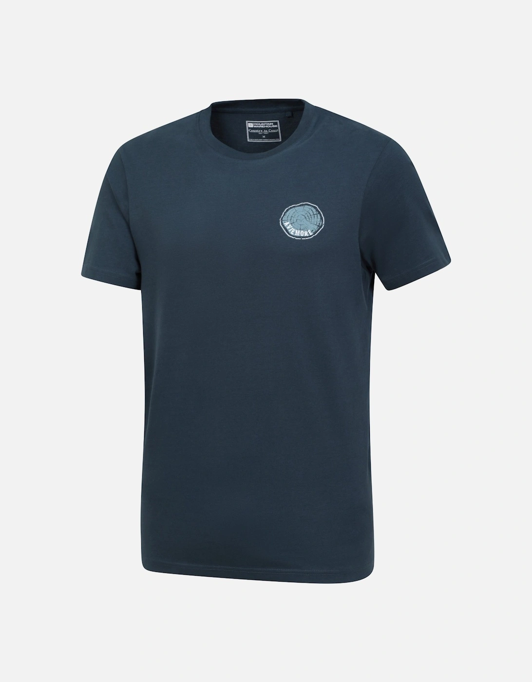 Mens Aviemore Tree Ring Organic T-Shirt