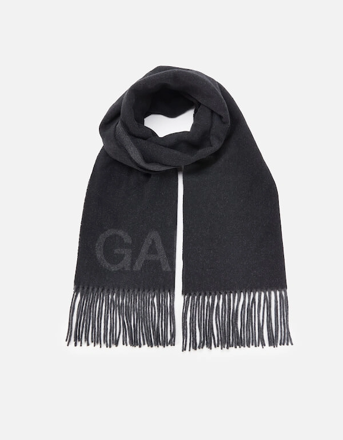 Fringed Recycled Wool-Blend Scarf, 2 of 1