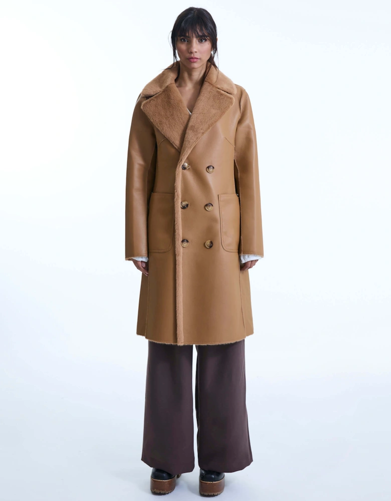 Reversible Brown Coat