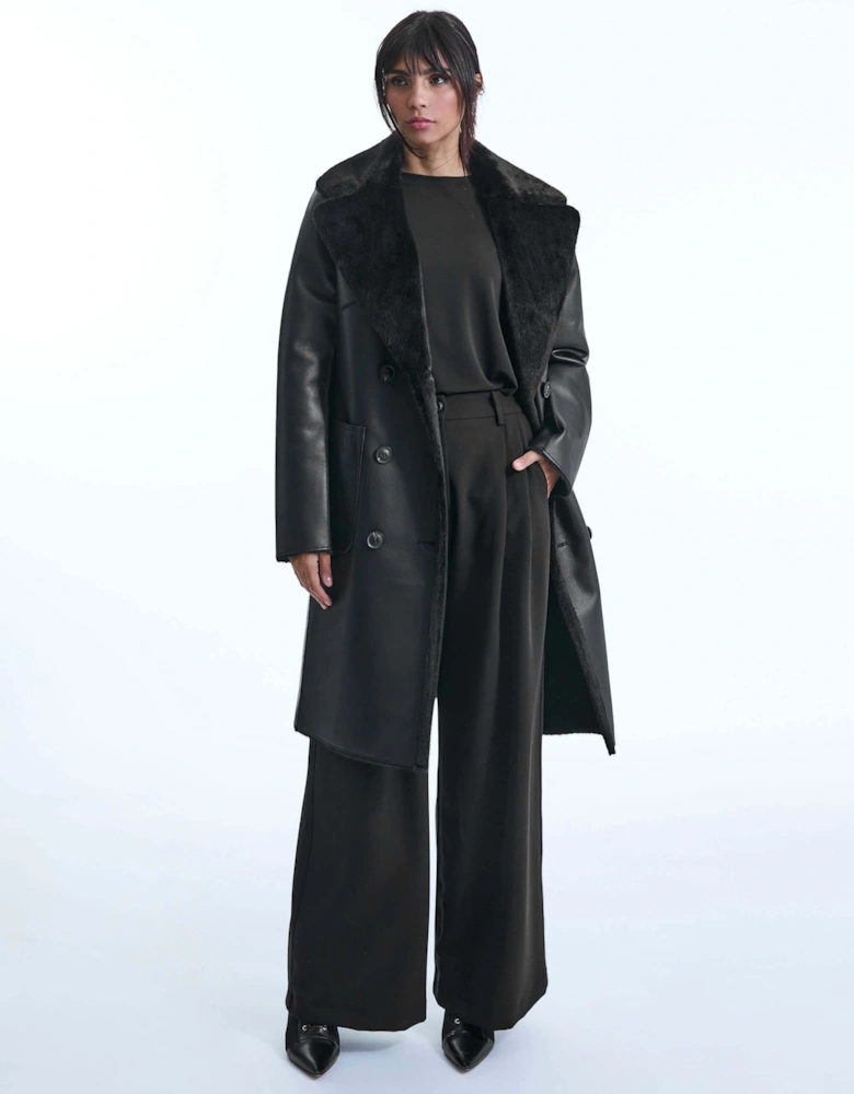 Reversible Black Coat