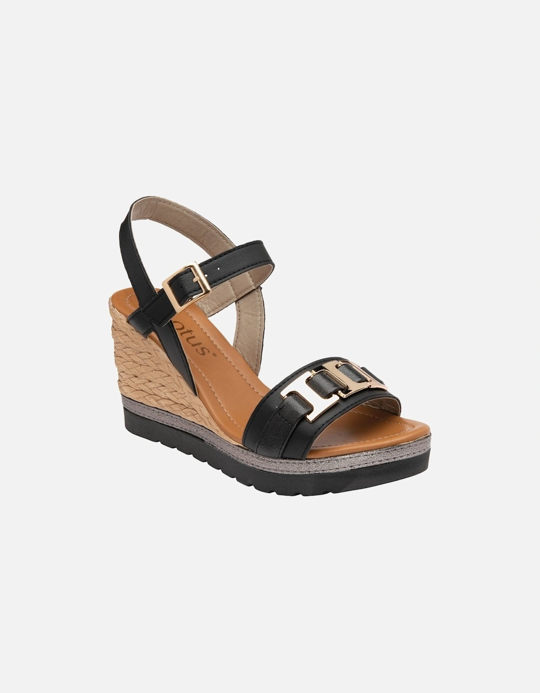 Carina Womens Wedge Sandals, 5 of 4