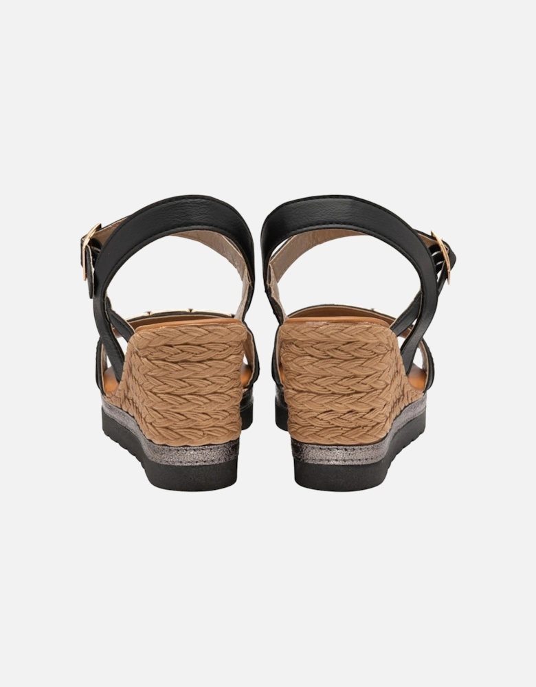 Carina Womens Wedge Sandals