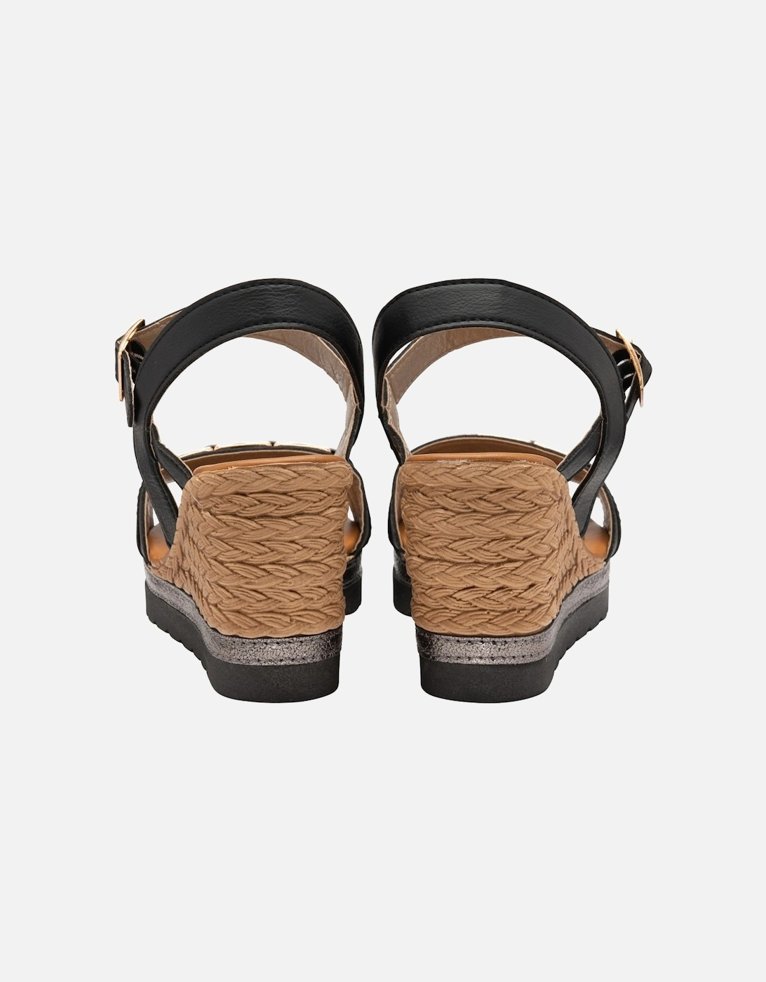 Carina Womens Wedge Sandals