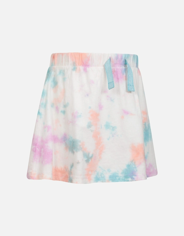 Girls Seaside Tie Dye Skort