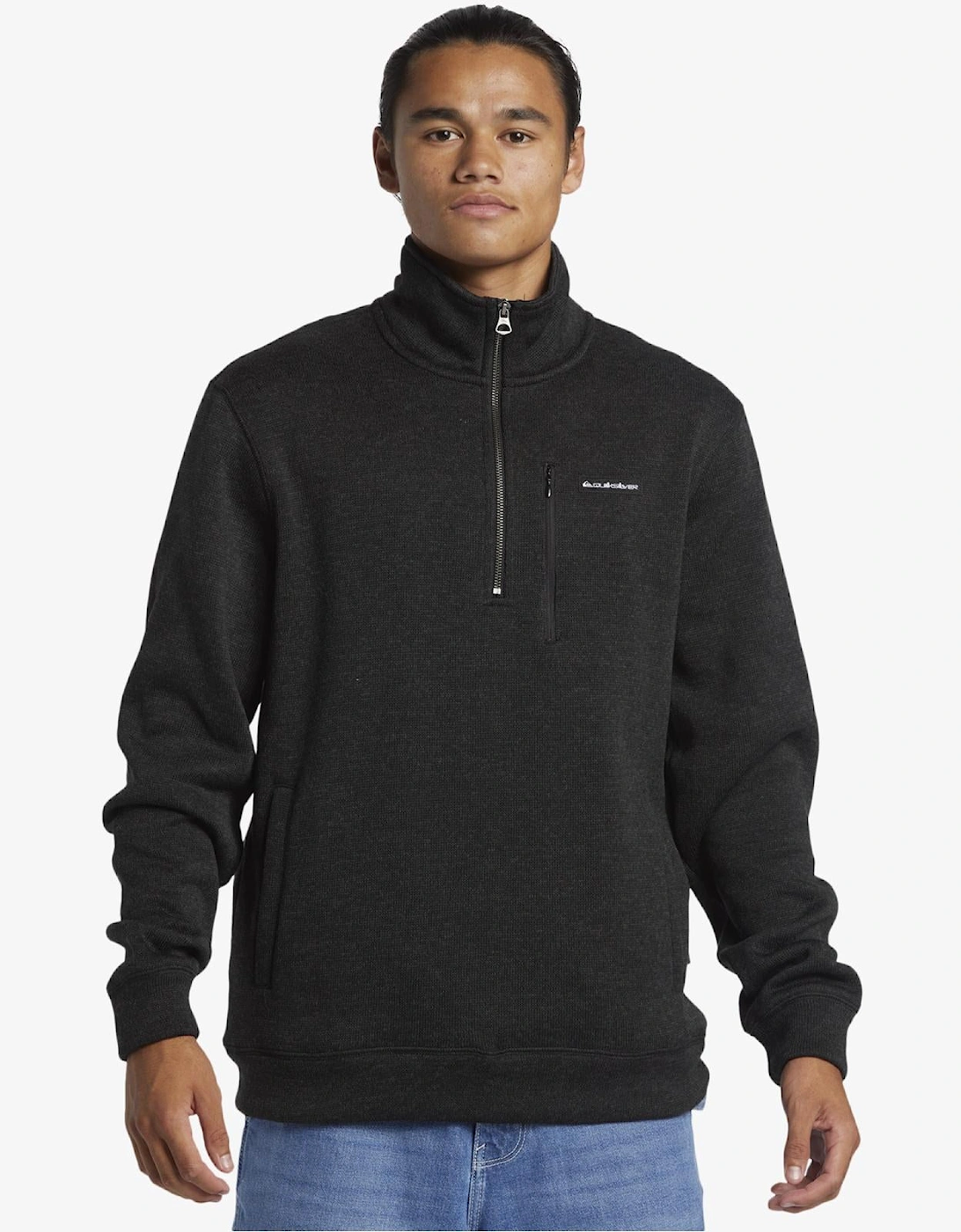 Mens Keller Half Zip Sweatshirt, 2 of 1