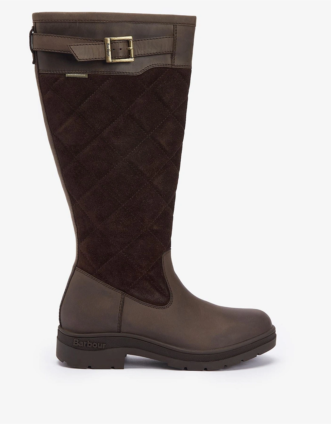 Oak Tall Suede/Leather Women's Brown Boots