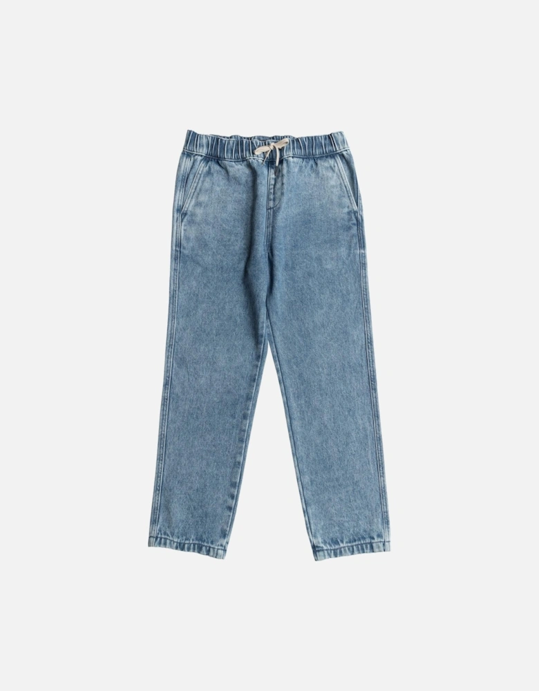 Kids Larry Elastic Waist Denim Joggers