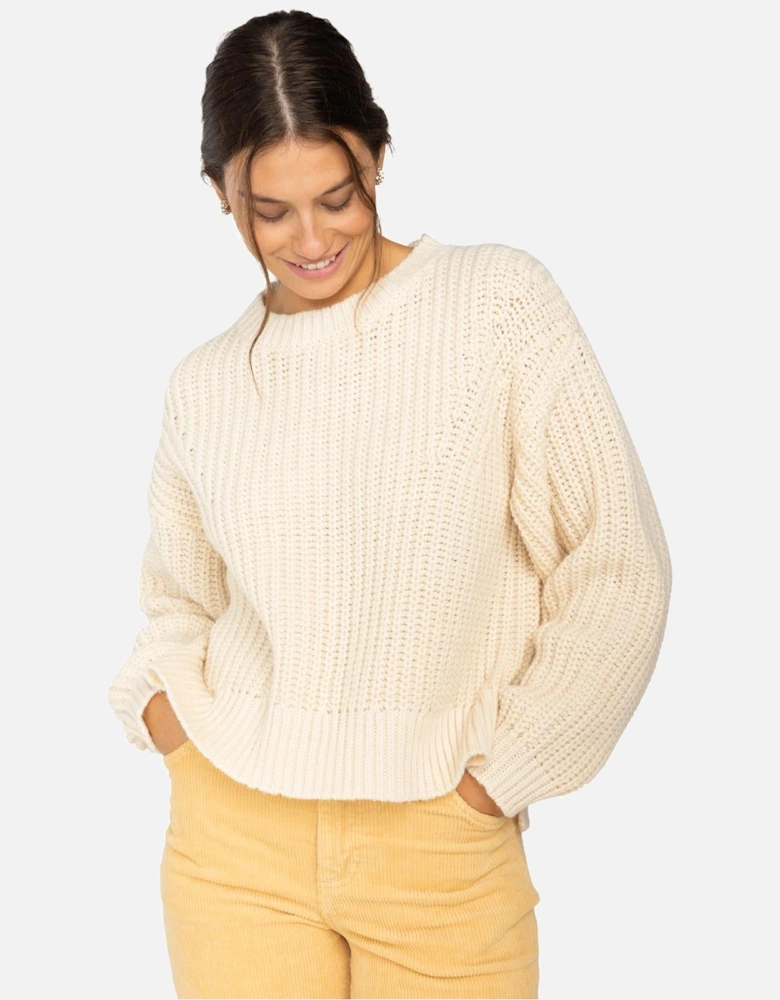 Womens Good Fortune Relaxed Fit Knit Jumper