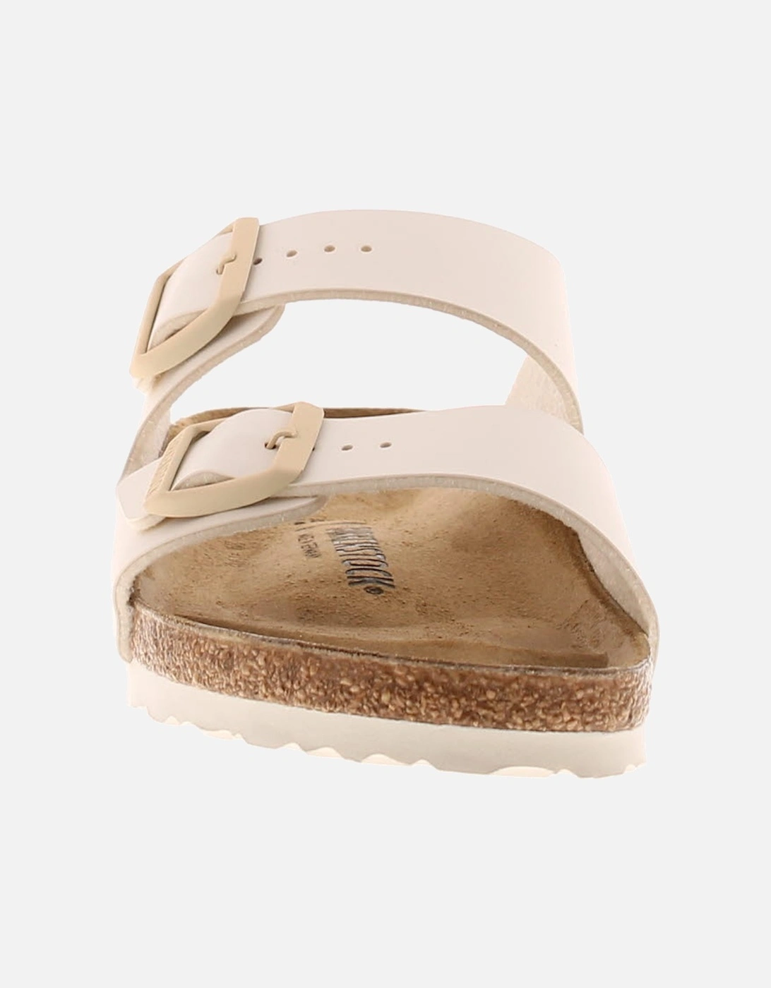 Birkenstock Womens Flat Sandals Arizona Slip On eggshell UK Size