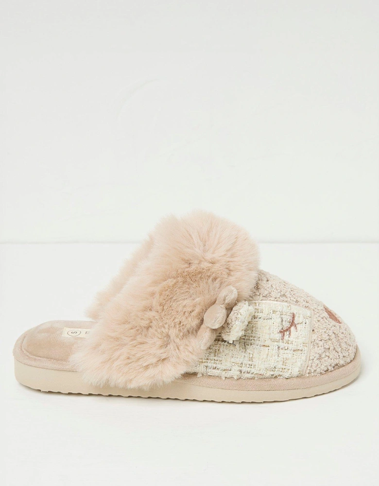 Delilah Deer Slipper - Cream