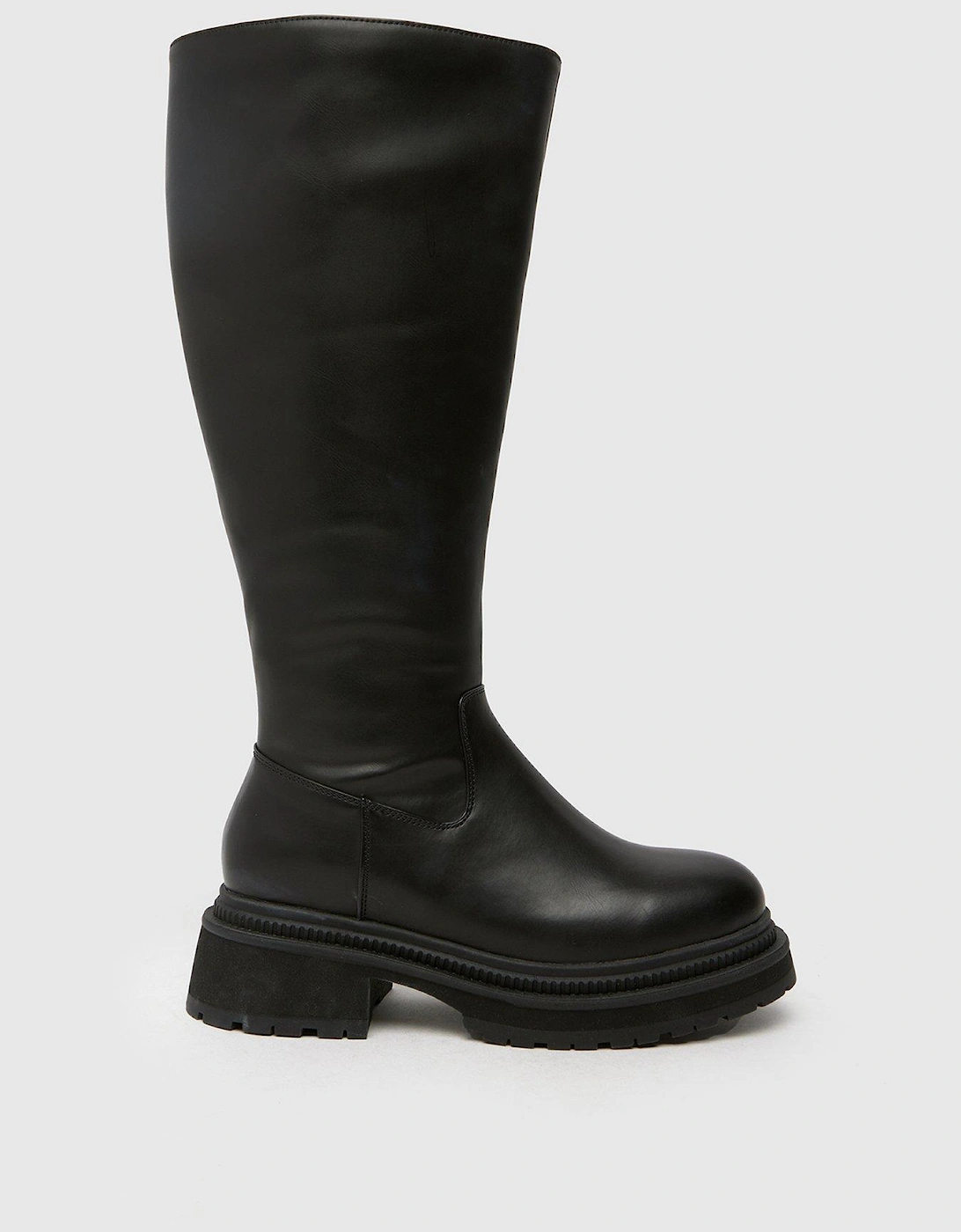 Wide Fit Delma Knee High Boot - Black, 5 of 4