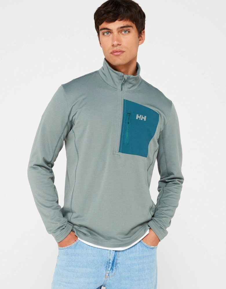 Mens Versalite 1/2 Zip Fleece - Green
