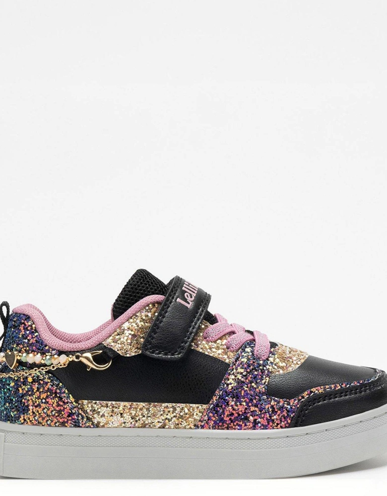 Gioiello Bracelet Glitter Trainer - Black