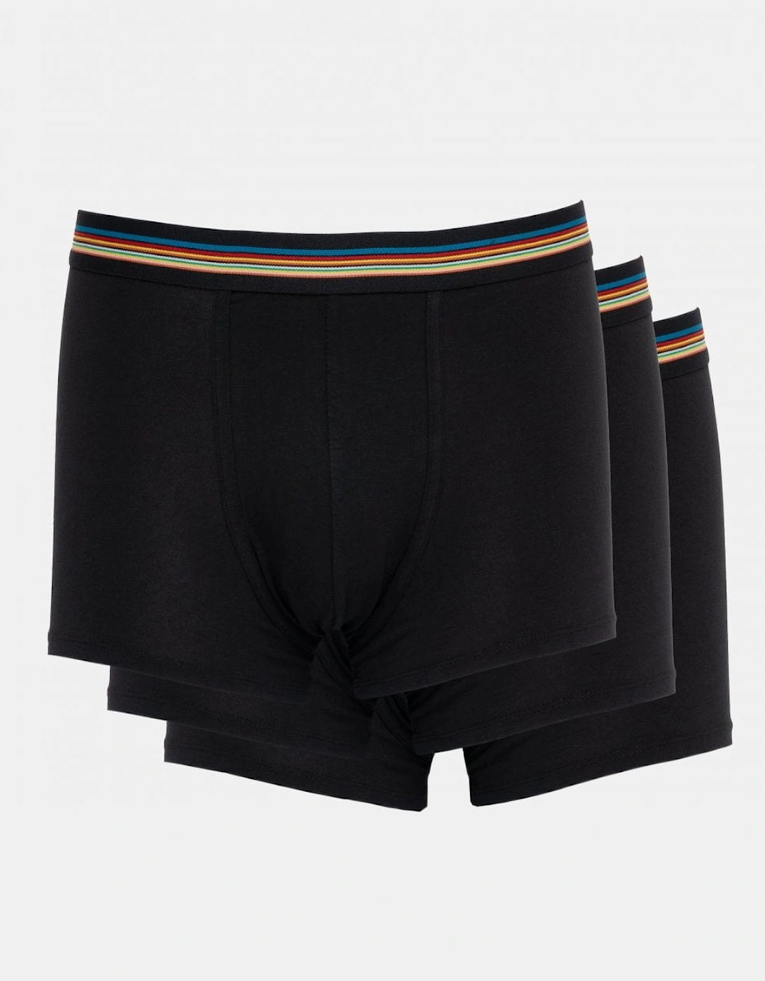3 Pack Mens Signature Stripe Waistband Boxer Briefs, 3 of 2