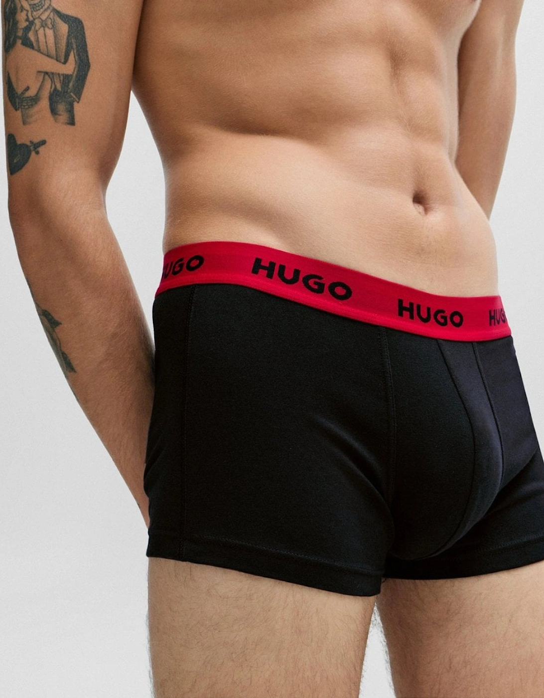 HUGO Triple Pack Mens Trunks NOS