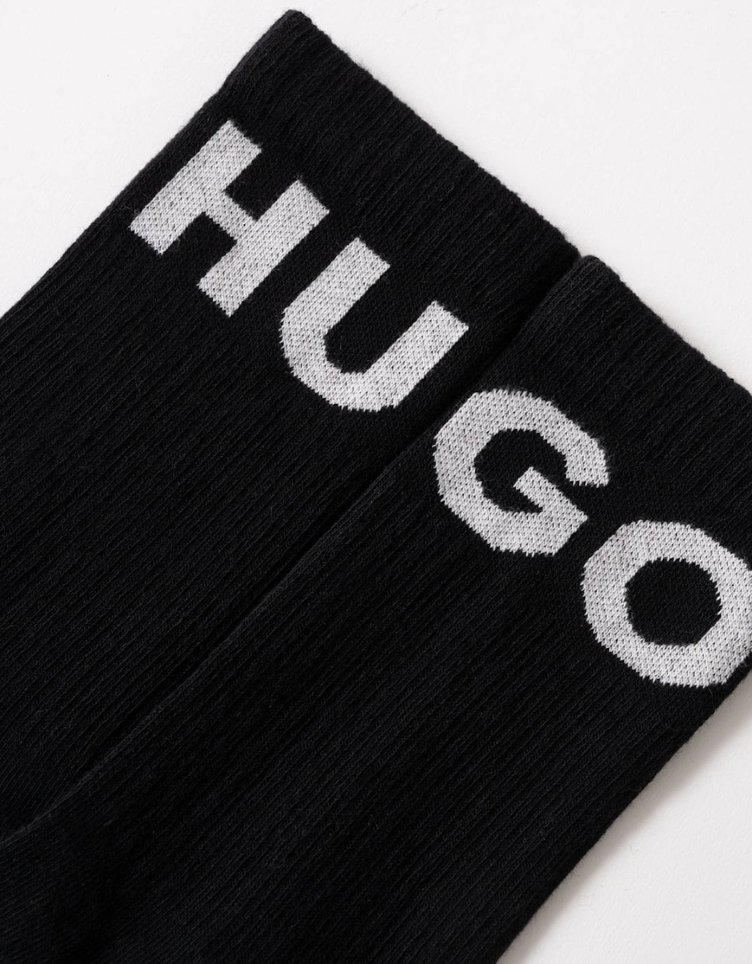 HUGO Iconic 3-Pack Quarter Length Combed Cotton Socks NOS