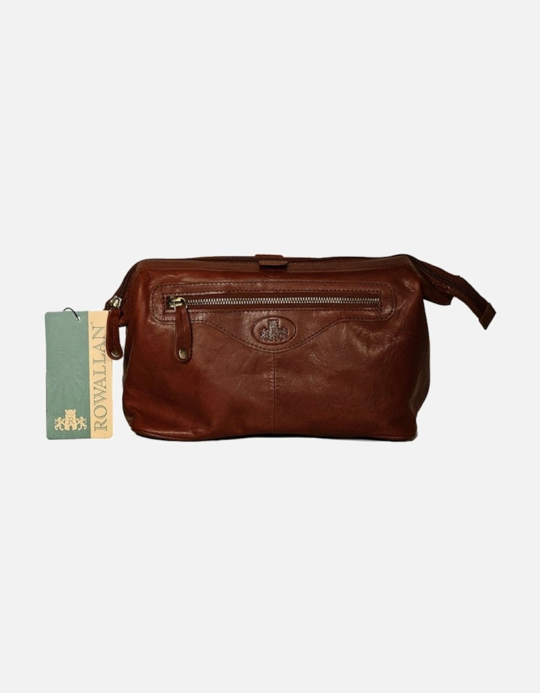 Rowallan Holborn Large Frame Wash Bag Brown