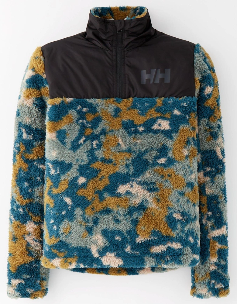 Kids' Unisex Ski Champ 1/2 Zip Midlayer - Camo Print