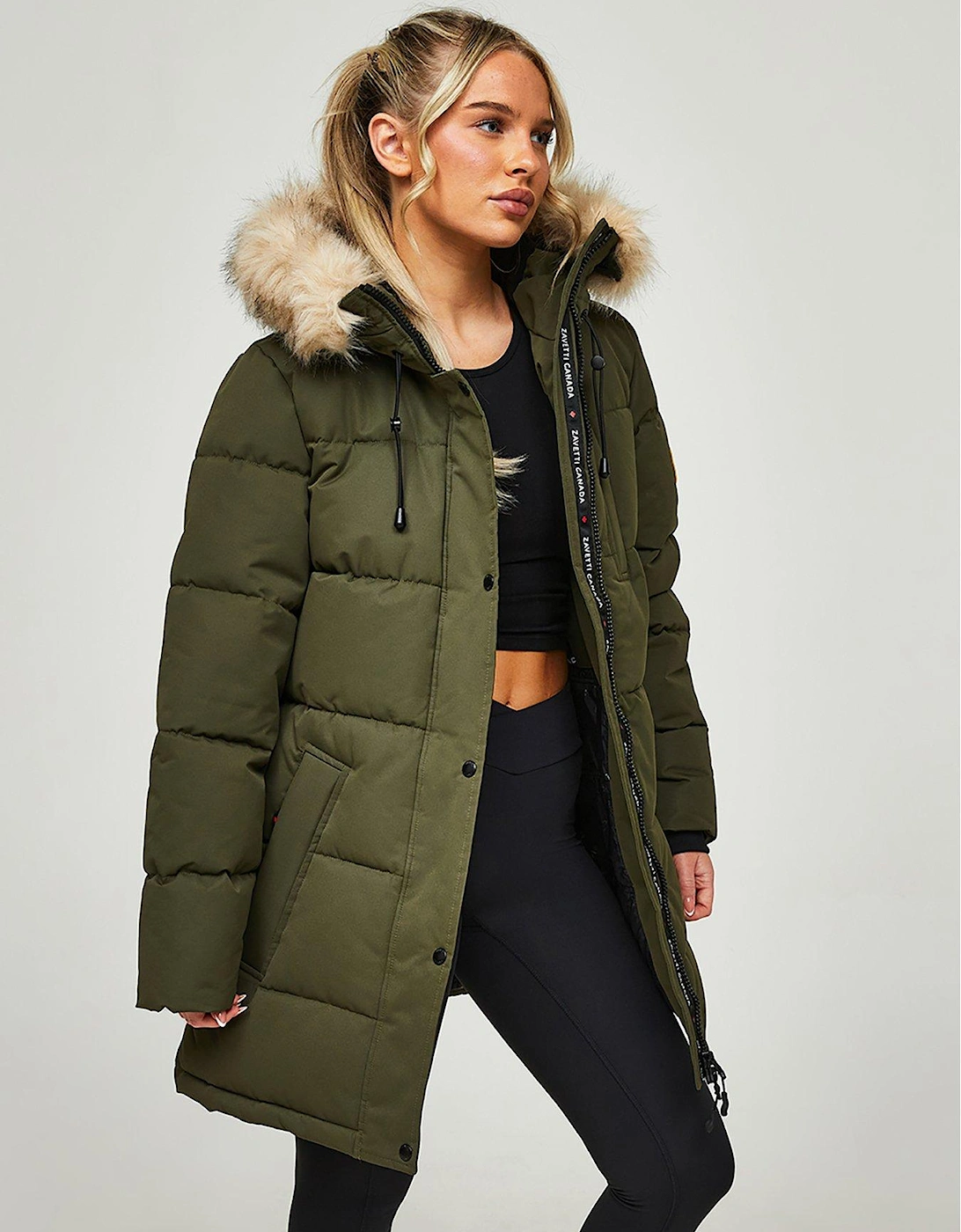 Goshawa Padded Parka - Green