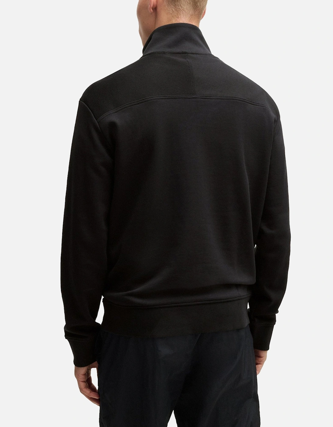 Boss Ze Corduroy Zip Neck Sweat