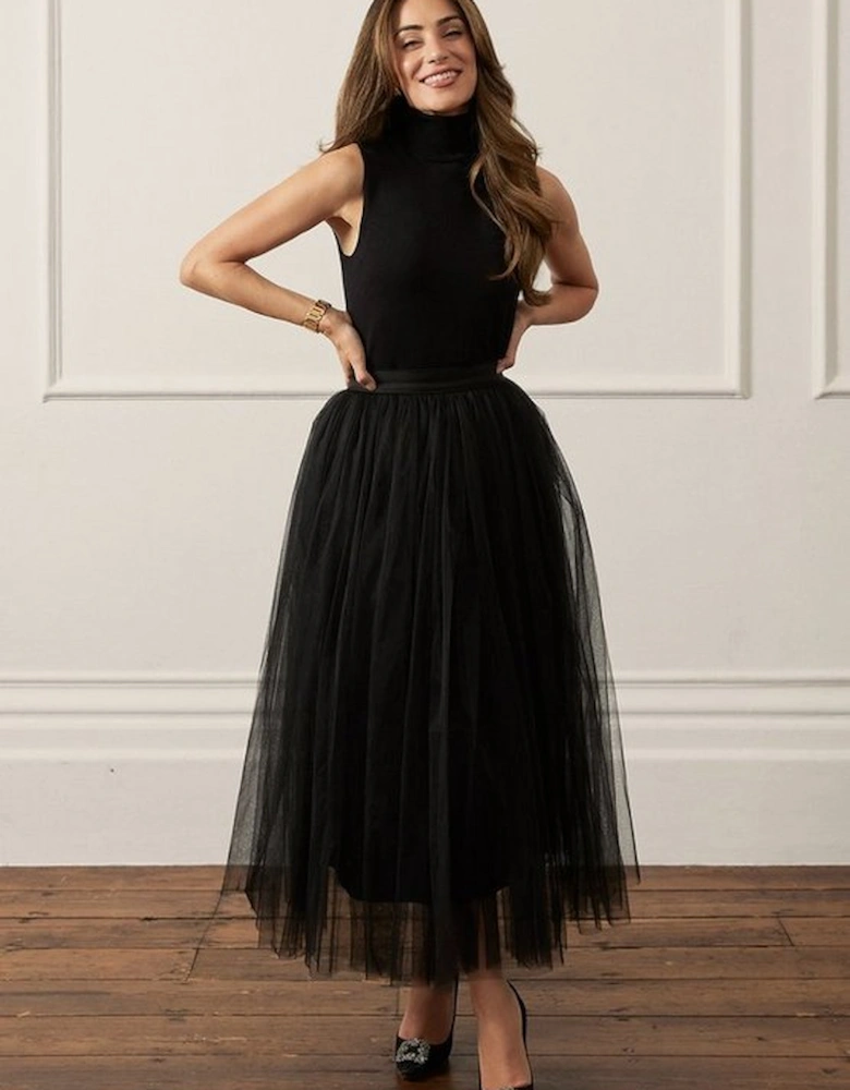 Lydia Millen Tulle Woven Maxi Skirt